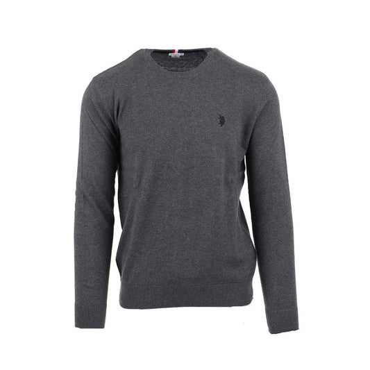 Maglione girocollo US POLO ASSN logo blu