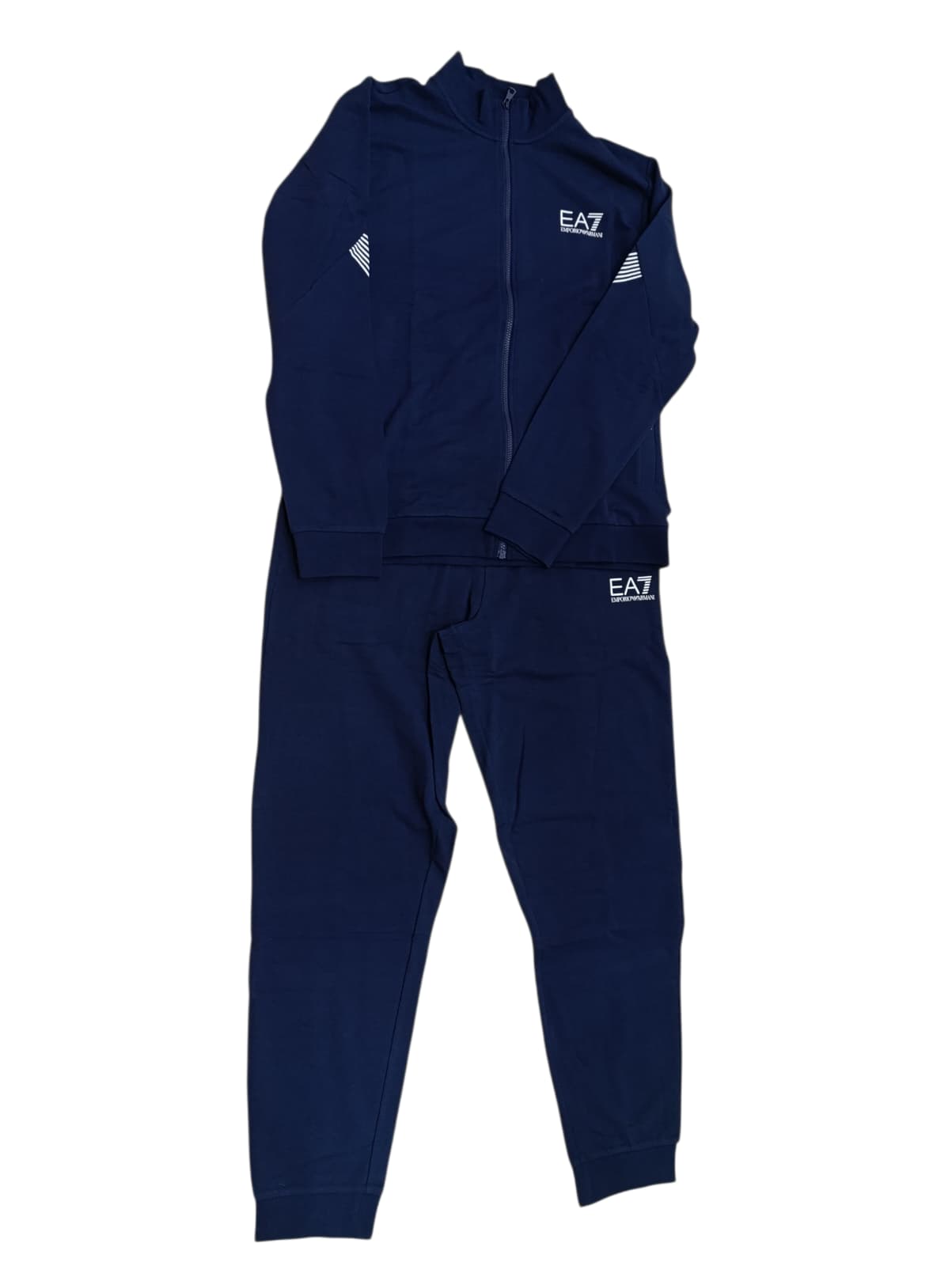 Tuta Emporio Armani  Blu in cotone  con zip