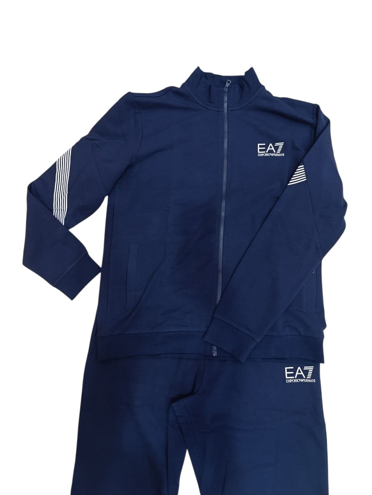 Tuta Emporio Armani  Blu in cotone  con zip