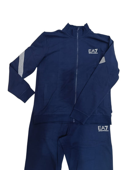 Tuta Emporio Armani  Blu in cotone  con zip