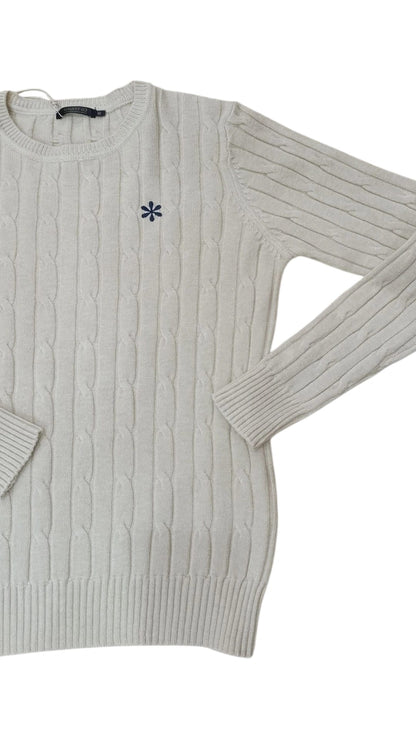 Maglione Graffio Girocollo Panna