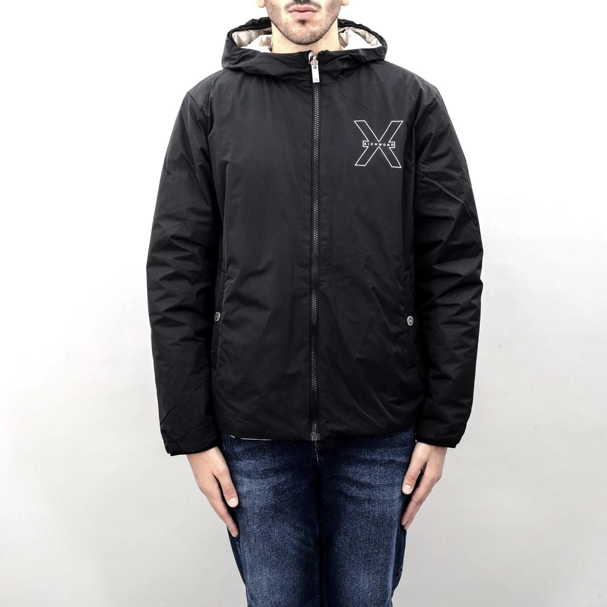 Giubbotto JOHN RICHMOND reversibile logo X