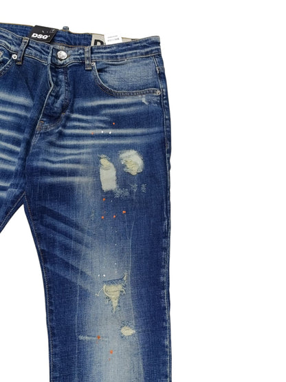 Jeans Dino San Filippo Quote sfumato e in strappi