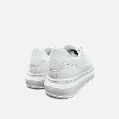 Sneakers ICON Uomo total White con logo puntinato