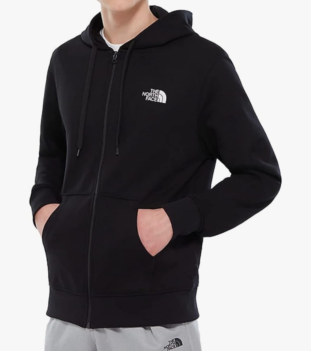 Felpa THE NORTH FACE con cappuccio e zip