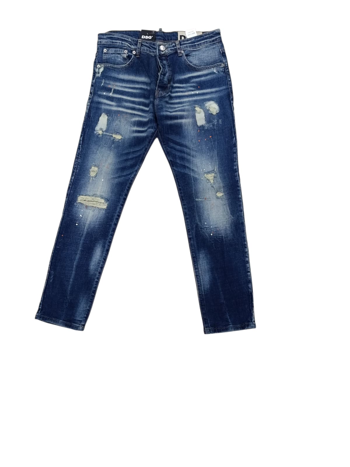 Jeans Dino San Filippo Quote sfumato e in strappi