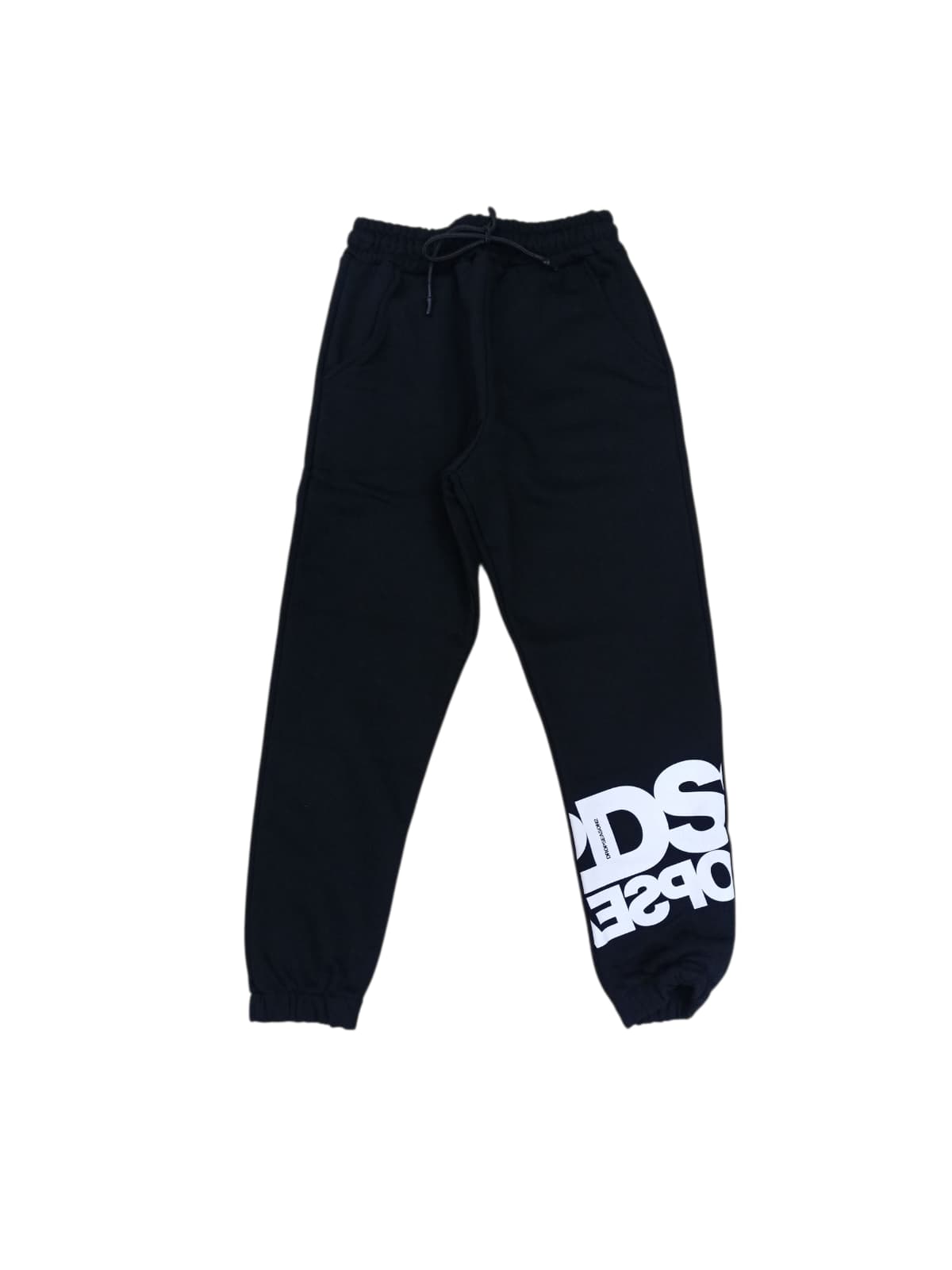 Pantalone Drop SEASON NERO logo alla caviglia