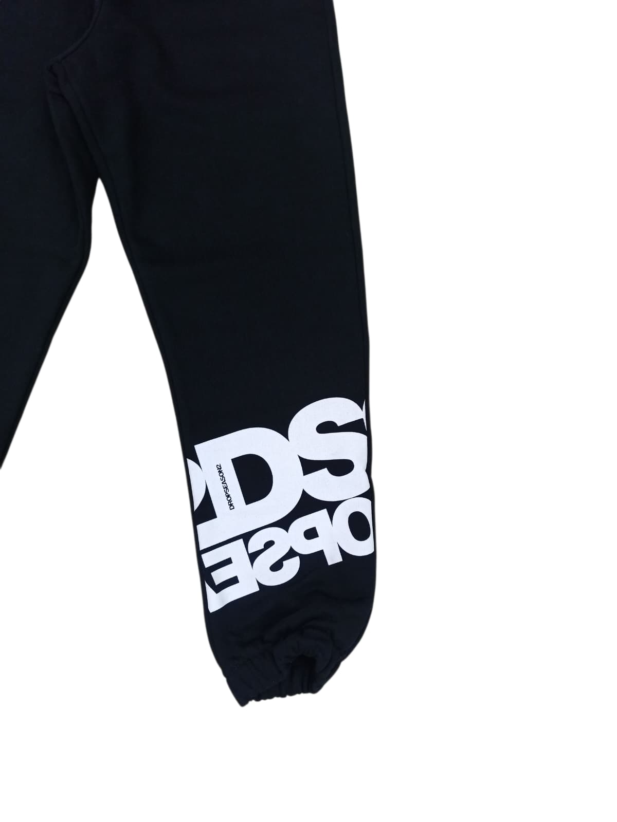 Pantalone Drop SEASON NERO logo alla caviglia